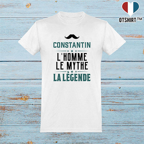  T shirt homme constantin l'homme le mythe la légende