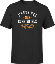 T shirt homme j peux pas cornish rex