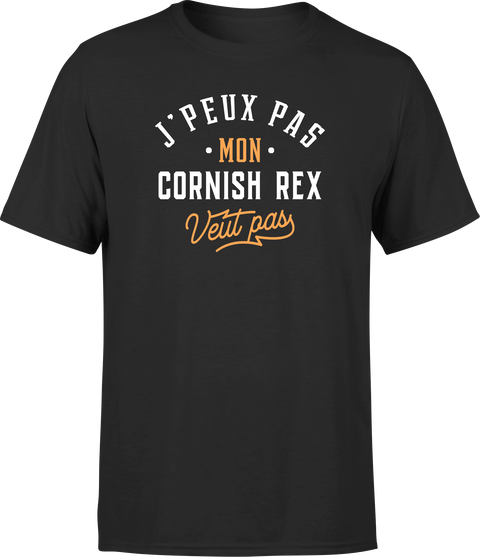 T shirt homme j peux pas cornish rex