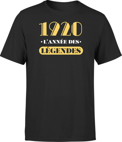 T shirt homme 1920 l'année des légendes