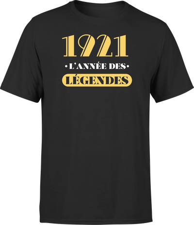 T shirt homme 1921 l'année des légendes