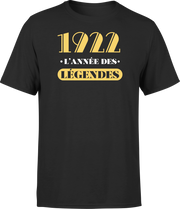 T shirt homme 1922 l'année des légendes