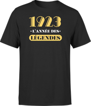T shirt homme 1923 l'année des légendes