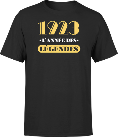 T shirt homme 1923 l'année des légendes