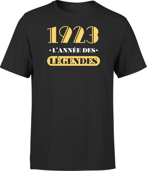 T shirt homme 1923 l'année des légendes