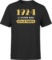 T shirt homme 1924 l'année des légendes