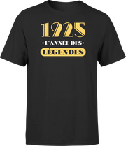 T shirt homme 1925 l'année des légendes