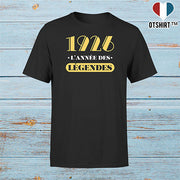 T shirt homme 1926 l'année des légendes