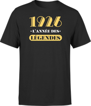 T shirt homme 1926 l'année des légendes