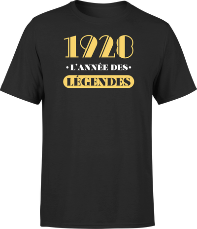T shirt homme 1928 l'année des légendes
