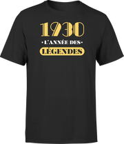 T shirt homme 1930 l'année des légendes