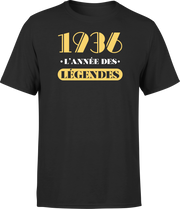 T shirt homme 1936 l'année des légendes