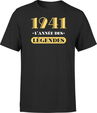 T shirt homme 1941 l'année des légendes