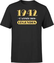 T shirt homme 1942 l'année des légendes