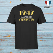 T shirt homme 1947 l'année des légendes