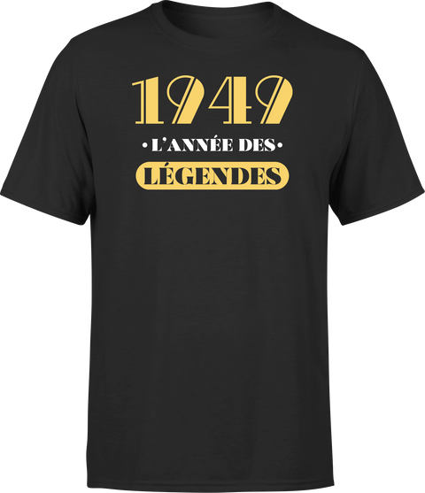 T shirt homme 1949 l'année des légendes