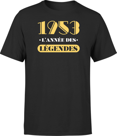 T shirt homme 1953 l'année des légendes