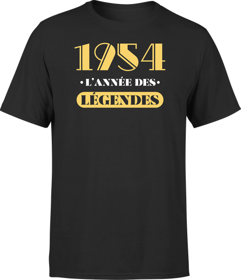 T shirt homme 1954 l'année des légendes