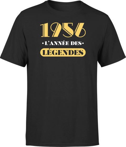 T shirt homme 1956 l'année des légendes