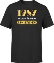 T shirt homme 1957 l'année des légendes