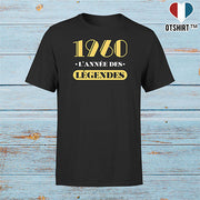 T shirt homme 1960 l'année des légendes