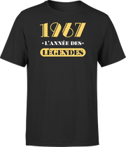 T shirt homme 1967 l'année des légendes