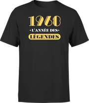 T shirt homme 1968 l'année des légendes