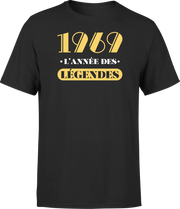 T shirt homme 1969 l'année des légendes