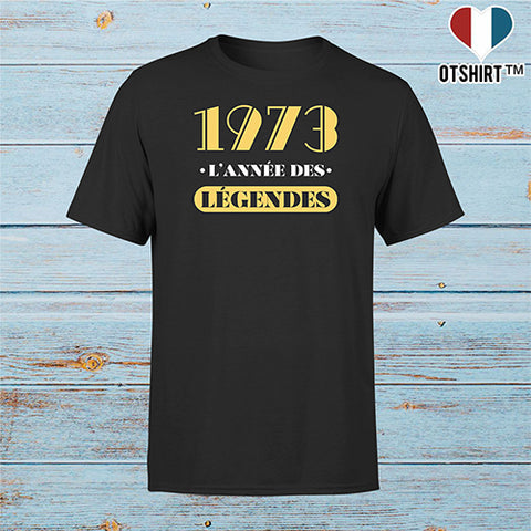 T shirt homme 1973 l'année des légendes