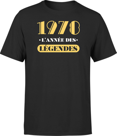 T shirt homme 1978 l'année des légendes