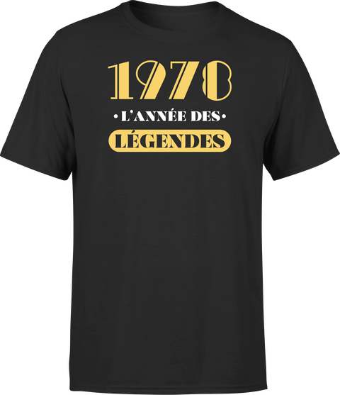 T shirt homme 1978 l'année des légendes