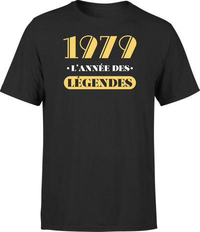 T shirt homme 1979 l'année des légendes
