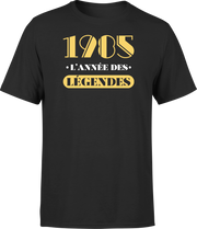 T shirt homme 1985 l'année des légendes