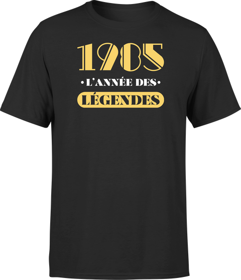 T shirt homme 1985 l'année des légendes