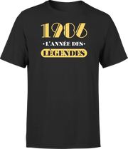 T shirt homme 1986 l'année des légendes