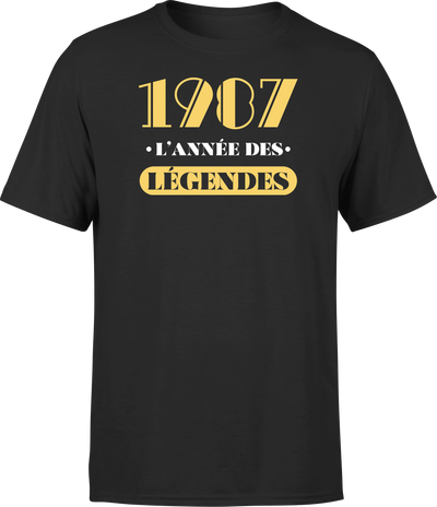 T shirt homme 1987 l'année des légendes