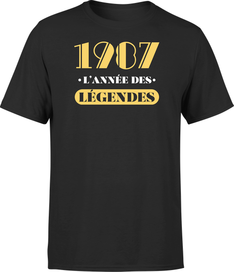 T shirt homme 1987 l'année des légendes