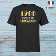 T shirt homme 1988 l'année des légendes