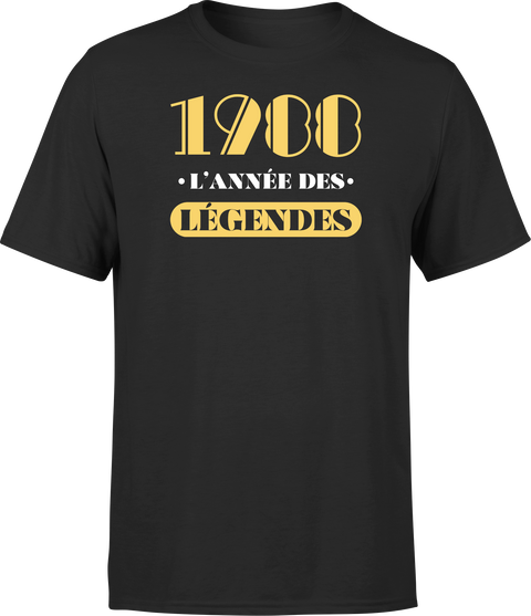 T shirt homme 1988 l'année des légendes