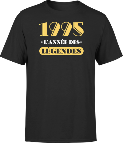 T shirt homme 1995 l'année des légendes