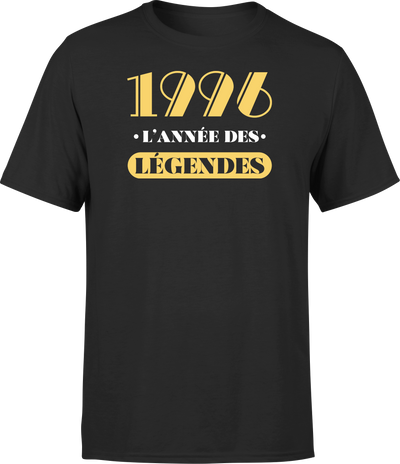 T shirt homme 1996 l'année des légendes