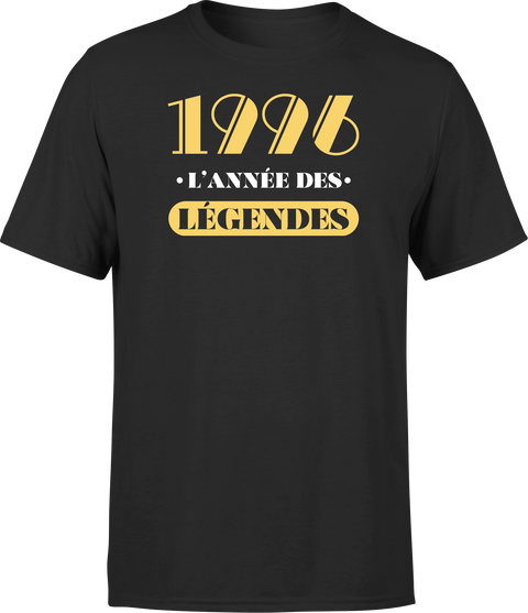 T shirt homme 1996 l'année des légendes