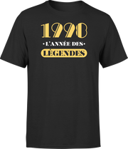 T shirt homme 1998 l'année des légendes
