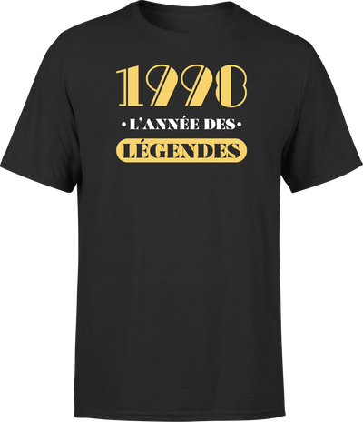T shirt homme 1998 l'année des légendes