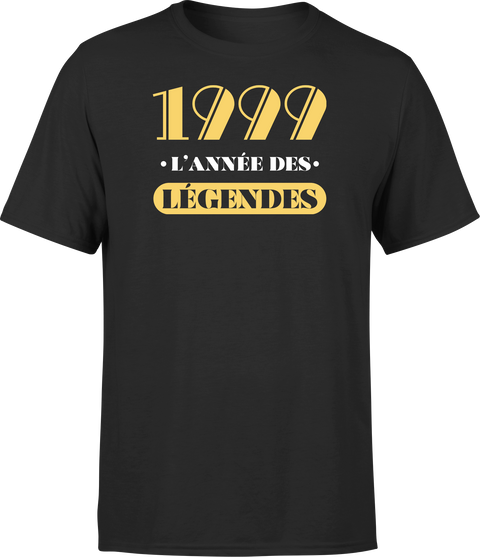 T shirt homme 1999 l'année des légendes