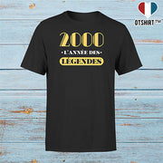 T shirt homme 2000 l'année des légendes