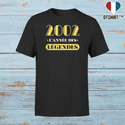 T shirt homme 2002 l'année des légendes