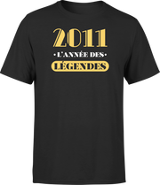 T shirt homme 2011 l'année des légendes