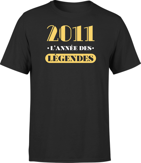 T shirt homme 2011 l'année des légendes