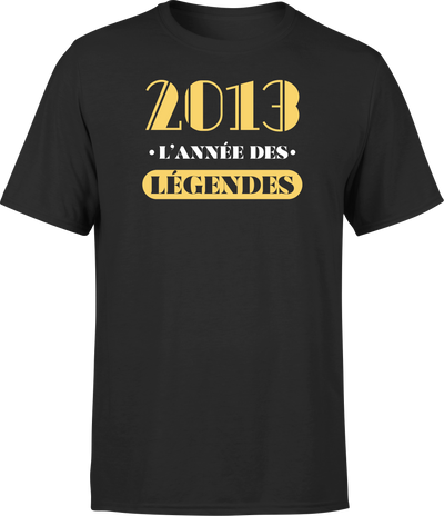 T shirt homme 2013 l'année des légendes